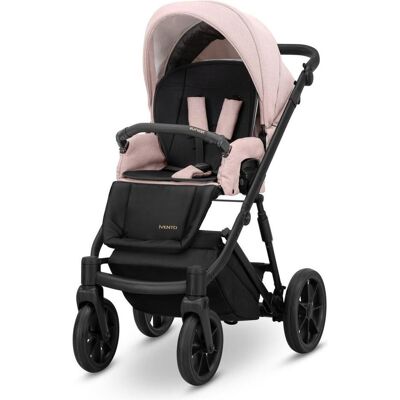 Kunert, Poussette, Poussette 2-en-1 Ivento Noir Rose Fumé - Publicité Kunert, Poussette, Poussette 2-en-1 Ivento Noir Rose Fumé - Publicité