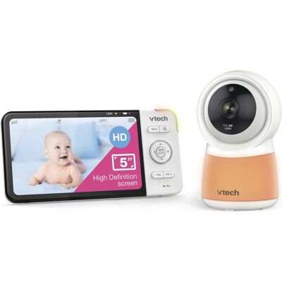 Babyphone VTech avec Caméra - Wi-Fi, Écran 5 pouces, Veilleuse - Baby Monitor - Publicité Babyphone VTech avec Caméra - Wi-Fi, Écran 5 pouces, Veilleuse - Baby Monitor - Publicité