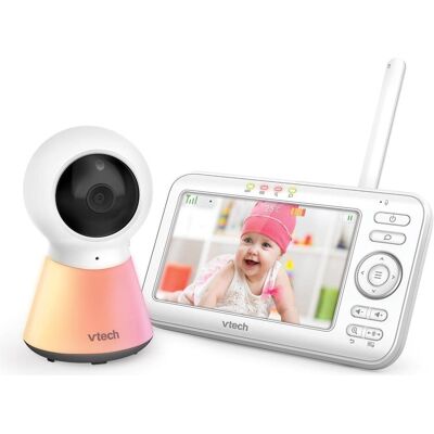 VTech, Babyphone, Baby Monitor Video (Babyphone avec caméra, 300 m) - Publicité VTech, Babyphone, Baby Monitor Video (Babyphone avec caméra, 300 m) - Publicité