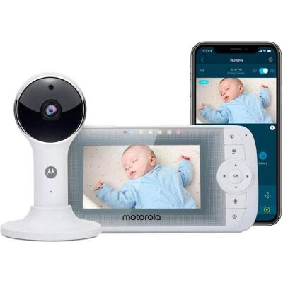 Motorola Vm64-4.3 Moniteur Bébé - Wi-Fi, Application Smartphone, Vision Nocturne - Publicité Motorola Vm64-4.3 Moniteur Bébé - Wi-Fi, Application Smartphone, Vision Nocturne - Publicité