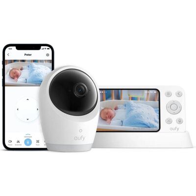 Baby Monitor Eufy E21 - 4K UHD, Écran 5", 720p, Zoom 8X - Publicité Baby Monitor Eufy E21 - 4K UHD, Écran 5", 720p, Zoom 8X - Publicité