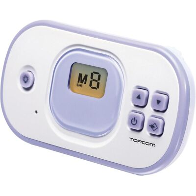 Babyphone Topcom KS-4213 - unité bébé, violet, blanc - Publicité Babyphone Topcom KS-4213 - unité bébé, violet, blanc - Publicité