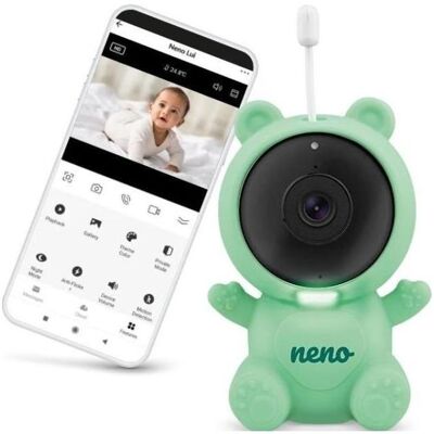 Babyphone NENO Lui - Vidéo, WiFi, Température, Vision nocturne - Publicité Babyphone NENO Lui - Vidéo, WiFi, Température, Vision nocturne - Publicité