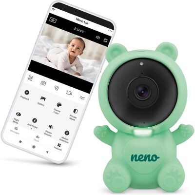 Babyphone NENO Lui - Vidéo, WiFi, Température, Vision nocturne - Publicité Babyphone NENO Lui - Vidéo, WiFi, Température, Vision nocturne - Publicité