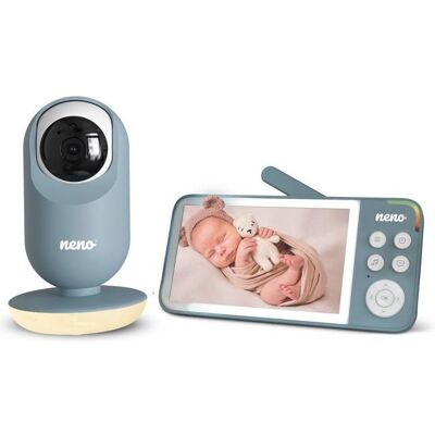Neno, Babyphone, VEDO BLUE Elektronische Baby-Nanny mit drahtlosem Empfänger (Babyphone avec caméra, 300 m) - Publicité Neno, Babyphone, VEDO BLUE Elektronische Baby-Nanny mit drahtlosem Empfänger (Babyphone avec caméra, 300 m) - Publicité
