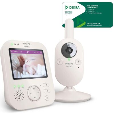 Philips Avent Baby Monitor SCD891/26 - Respiration, Temp, Vision Nocturne - Publicité Philips Avent Baby Monitor SCD891/26 - Respiration, Temp, Vision Nocturne - Publicité