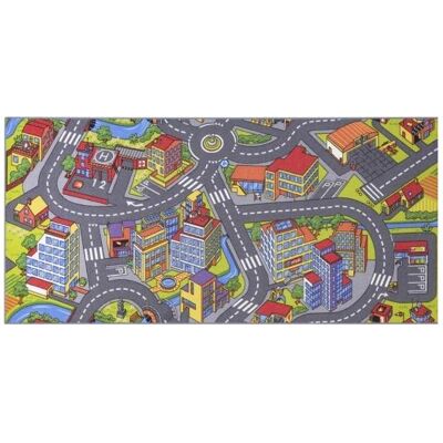 Associated Weavers, Tapis pour enfant, Bil Legetaeppe SMART CITY 95 x 200 cm - Publicité Associated Weavers, Tapis pour enfant, Bil Legetaeppe SMART CITY 95 x 200 cm - Publicité