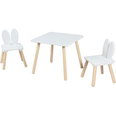 Relaxdays, Chaises + table pour enfant, Kindersitzgruppe (Chaise haute, Table des enfants) - Publicité Relaxdays, Chaises + table pour enfant, Kindersitzgruppe (Chaise haute, Table des enfants) - Publicité