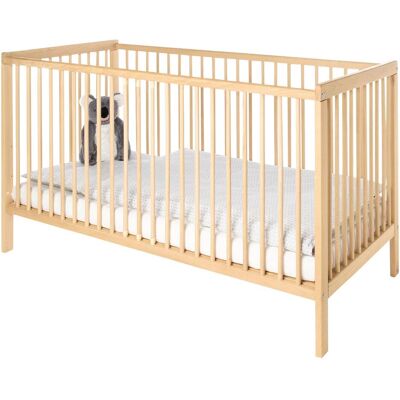 Lit bébé Pinolino Hanna - Réglable, Chêne naturel non traité - Publicité Lit bébé Pinolino Hanna - Réglable, Chêne naturel non traité - Publicité