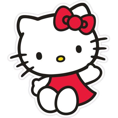 Herding, Coussin pour enfant, Sanrio Coussin décoratif Hello Kitty Red Dress 36 cm (33.40 x 35 cm) - Publicité Herding, Coussin pour enfant, Sanrio Coussin décoratif Hello Kitty Red Dress 36 cm (33.40 x 35 cm) - Publicité