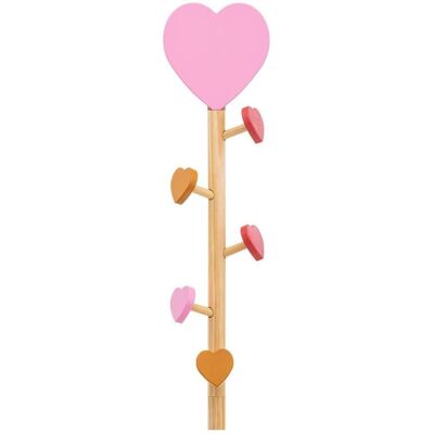Atmosphera, Patères + portants pour enfant, Wieszak stojący dla dzieci LOVE, haczyki serduszka, 135 cm - Publicité Atmosphera, Patères + portants pour enfant, Wieszak stojący dla dzieci LOVE, haczyki serduszka, 135 cm - Publicité