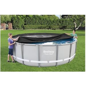Bestway, Couverture de piscine, Piscine à cadre en acier (488 x 488 cm) - Publicité Bestway, Couverture de piscine, Piscine à cadre en acier (488 x 488 cm) - Publicité