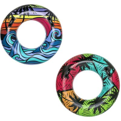 Bestway 36350 / 23 Jouet gonflable pour la piscine et la plage Motif multicolore Tube flottant - Publicité Bestway 36350 / 23 Jouet gonflable pour la piscine et la plage Motif multicolore Tube flottant - Publicité