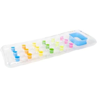 Jilong MATELAS DE PLAGE FASHION 190x70CM 27131 TRANSPARENT (1710 x 660 x 220 mm) - Publicité Jilong MATELAS DE PLAGE FASHION 190x70CM 27131 TRANSPARENT (1710 x 660 x 220 mm) - Publicité