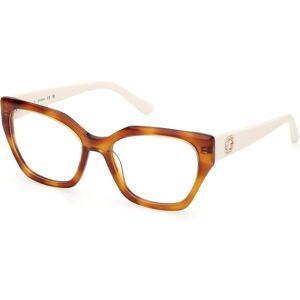 Guess GU50112 053 Havana Blonde Monture Œil de Chat - Monture de Lunettes - Publicité Guess GU50112 053 Havana Blonde Monture Œil de Chat - Monture de Lunettes - Publicité