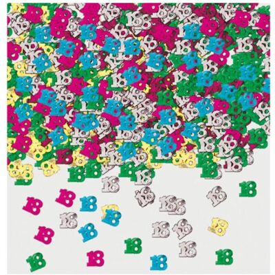 Magni INT36118-90 - Confetti 18, film, 14 g, décoration de table, anniversaire (12 pcs) - Publicité Magni INT36118-90 - Confetti 18, film, 14 g, décoration de table, anniversaire (12 pcs) - Publicité