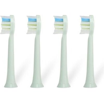 Oromed, Tête de brosse à dents, Têtes de brosse à dents soniques professionnelles Oro-Sonic vertes, 4 pièces (4x) - Publicité Oromed, Tête de brosse à dents, Têtes de brosse à dents soniques professionnelles Oro-Sonic vertes, 4 pièces (4x) - Publicité
