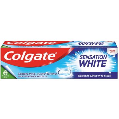 Colgate, Dentifrice, Dentifrice Sens.White (75 ml) - Publicité Colgate, Dentifrice, Dentifrice Sens.White (75 ml) - Publicité