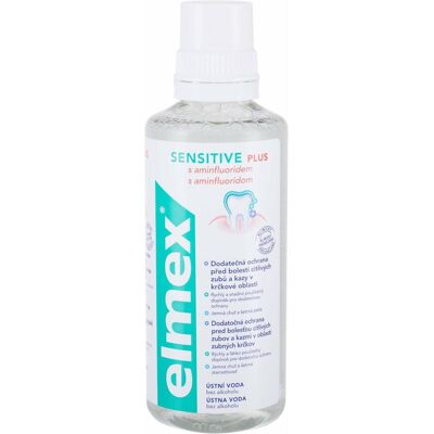 Bain de bouche sensitive Elmex - 400ml - Plus - Publicité Bain de bouche sensitive Elmex - 400ml - Plus - Publicité