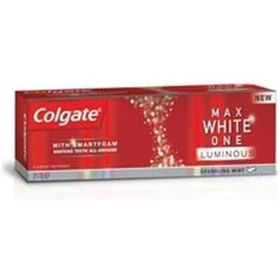 Colgate, Dentifrice, Pâte à dents Max White One Luminous 75 Ml (75 ml) - Publicité Colgate, Dentifrice, Pâte à dents Max White One Luminous 75 Ml (75 ml) - Publicité