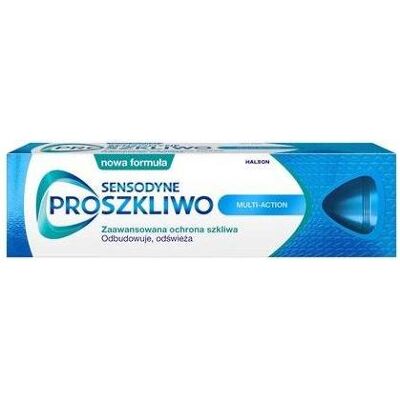 Sensodyne, Dentifrice, ProSzkliwo MultiAction pasta do zębów o smaku Miętowym 75ml (75 ml) - Publicité Sensodyne, Dentifrice, ProSzkliwo MultiAction pasta do zębów o smaku Miętowym 75ml (75 ml) - Publicité
