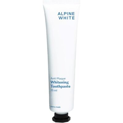 ALPINE WHITE Dentifrice Blanchissant & Soins - Anti Plaque - Publicité ALPINE WHITE Dentifrice Blanchissant & Soins - Anti Plaque - Publicité