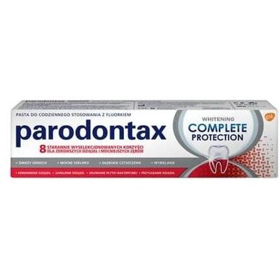 Dentifrice Parodontax Protection Complète - Blanchissant 75ml - Publicité Dentifrice Parodontax Protection Complète - Blanchissant 75ml - Publicité