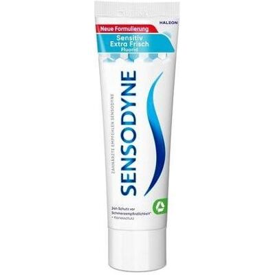 Sensodyne, Dentifrice, Dentifrice quotidien Sensitive Extra Fresh (75 ml) - Publicité Sensodyne, Dentifrice, Dentifrice quotidien Sensitive Extra Fresh (75 ml) - Publicité