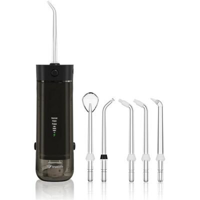 KAM, Hydropulseur, TrueLife AquaFloss Mini M50 schwarz / Munddusche / 180 ml / 3 Modi - Publicité KAM, Hydropulseur, TrueLife AquaFloss Mini M50 schwarz / Munddusche / 180 ml / 3 Modi - Publicité