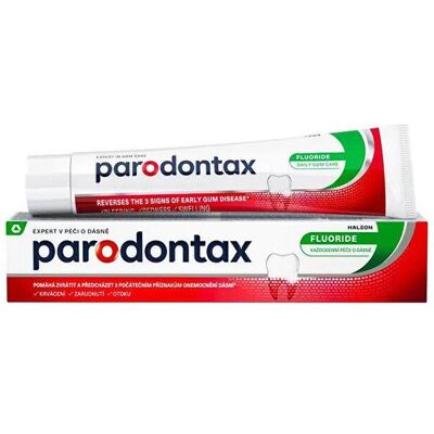 Parodontax, Dentifrice, Dentifrice au fluor (75 ml) - Publicité Parodontax, Dentifrice, Dentifrice au fluor (75 ml) - Publicité