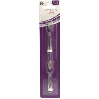 Seysso, Tête de brosse à dents, Baby Penguin 2szt. (2x) - Publicité Seysso, Tête de brosse à dents, Baby Penguin 2szt. (2x) - Publicité