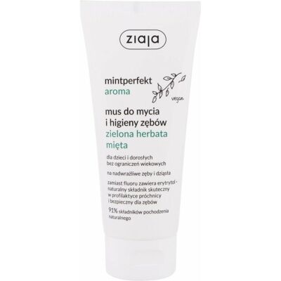 Ziaja, Dentifrice, Menthe parfaite Arôme thé vert & menthe Pâte à dents - Zubnà pasta (100 ml) - Publicité Ziaja, Dentifrice, Menthe parfaite Arôme thé vert & menthe Pâte à dents - Zubnà pasta (100 ml) - Publicité