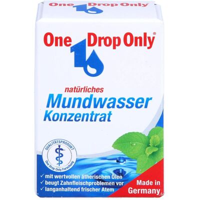 One Drop Only concentré de bain de bouche naturel - Bain de bouche - Publicité One Drop Only concentré de bain de bouche naturel - Bain de bouche - Publicité