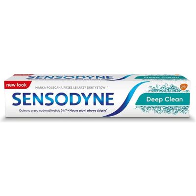 Sensodyne, Dentifrice, Deep Clean Toothpaste Pâte dans les dents 75Ml (75 ml) - Publicité Sensodyne, Dentifrice, Deep Clean Toothpaste Pâte dans les dents 75Ml (75 ml) - Publicité