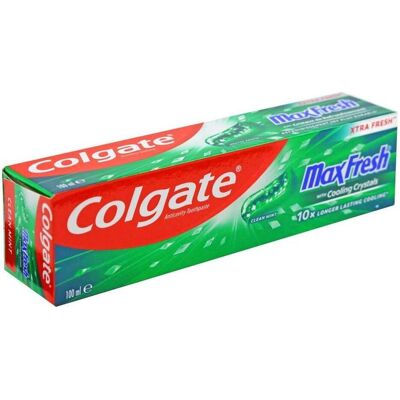 Colgate, Blanchiment des dents, Maxfresh Clean Mint Pasta, 100 ml (100 ml) - Publicité Colgate, Blanchiment des dents, Maxfresh Clean Mint Pasta, 100 ml (100 ml) - Publicité