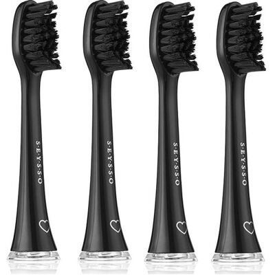 Seysso, Tête de brosse à dents, Embouts pour brosse à dents sonique Carbon Professional SE0101, lot de 4 - Publicité Seysso, Tête de brosse à dents, Embouts pour brosse à dents sonique Carbon Professional SE0101, lot de 4 - Publicité