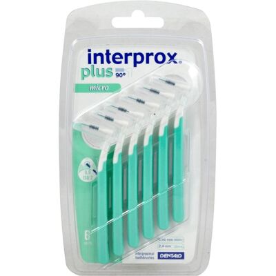 Dentaid, Brossette interdentaire, interprox plus micro vert Brosse interdentaire, 6 pces ZBU (6x, 0.90 mm) - Publicité Dentaid, Brossette interdentaire, interprox plus micro vert Brosse interdentaire, 6 pces ZBU (6x, 0.90 mm) - Publicité