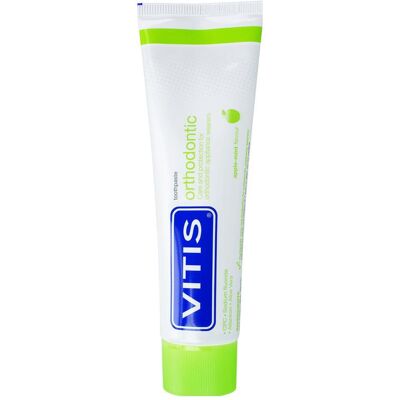 Vitis, Dentifrice, dentifrice orthodontique (100 ml) - Publicité Vitis, Dentifrice, dentifrice orthodontique (100 ml) - Publicité
