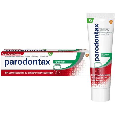 Parodontax, Dentifrice, Daily dentifrice fluoride pâte (75 ml) - Publicité Parodontax, Dentifrice, Daily dentifrice fluoride pâte (75 ml) - Publicité