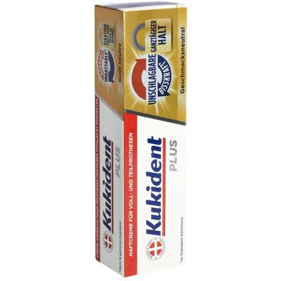 Kukident, Dentifrice, Plus Haftcreme (40 ml) - Publicité Kukident, Dentifrice, Plus Haftcreme (40 ml) - Publicité