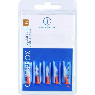 Curaprox, Brossette interdentaire, CPS 14 ortho refill brossettes interdentaires (5 pcs) - Publicité Curaprox, Brossette interdentaire, CPS 14 ortho refill brossettes interdentaires (5 pcs) - Publicité