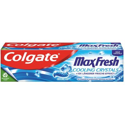 Colgate, Dentifrice, w. Dentifrice max menthe fraîche fraîche (75 ml) - Publicité Colgate, Dentifrice, w. Dentifrice max menthe fraîche fraîche (75 ml) - Publicité
