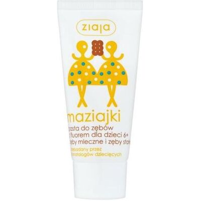 Ziaja, Dentifrice, Dentifrice pour enfants Maziajki avec fluor pour les 6 ans et plus (50 ml) - Publicité Ziaja, Dentifrice, Dentifrice pour enfants Maziajki avec fluor pour les 6 ans et plus (50 ml) - Publicité