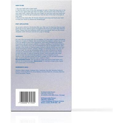 InoPro, Blanchiment des dents, Bandes blanchissantes à base d'extraits végétaux – 14 traitements (Bandelettes de blanchiment) - Publicité InoPro, Blanchiment des dents, Bandes blanchissantes à base d'extraits végétaux – 14 traitements (Bandelettes de blanchiment) - Publicité