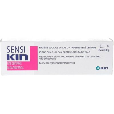KIN, Dentifrice, Sensi Toothpaste 75ml Relief for Sensitive Teeth Potassium Nitrate + Fluoride (75 ml) - Publicité KIN, Dentifrice, Sensi Toothpaste 75ml Relief for Sensitive Teeth Potassium Nitrate + Fluoride (75 ml) - Publicité