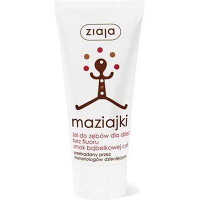 Ziaja, Dentifrice, Maziajki Tooth Gel For Children About The Taste Of Bubble Coli 50Ml (50 ml) - Publicité Ziaja, Dentifrice, Maziajki Tooth Gel For Children About The Taste Of Bubble Coli 50Ml (50 ml) - Publicité