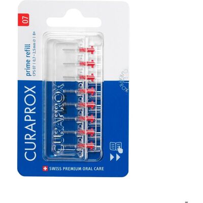 Curaprox, Brossette interdentaire, CPS 07 Prime Recharge (8x, 2.50 mm) - Publicité Curaprox, Brossette interdentaire, CPS 07 Prime Recharge (8x, 2.50 mm) - Publicité