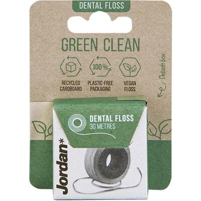 Jordan, Fil dentaire, Green Clean Dental Floss Dental F (30 m) - Publicité Jordan, Fil dentaire, Green Clean Dental Floss Dental F (30 m) - Publicité