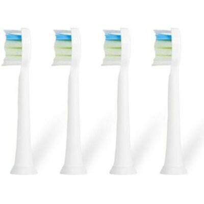 Oromed, Tête de brosse à dents, Têtes de brosse à dents soniques professionnelles Oro-Sonic, blanches, 4 pièces (4x) - Publicité Oromed, Tête de brosse à dents, Têtes de brosse à dents soniques professionnelles Oro-Sonic, blanches, 4 pièces (4x) - Publicité