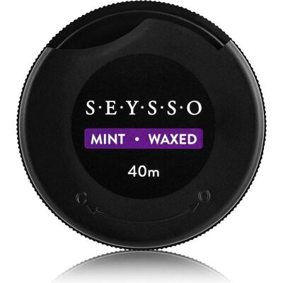 Seysso, Fil dentaire, Fil dentaire noir avec carbone antibactérien 40m menthe cirée (40 m) - Publicité Seysso, Fil dentaire, Fil dentaire noir avec carbone antibactérien 40m menthe cirée (40 m) - Publicité